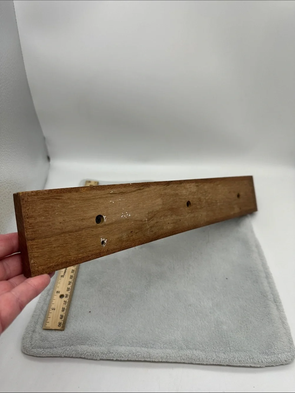 Vintage Wooden Handcrafted Coat Wall Hook Rack-3 Pegs